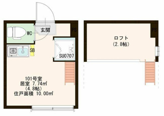 【間取り】 | ハーモニーテラス菊川 | 間取図