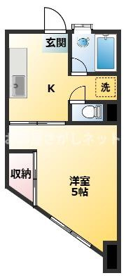 王子麻布ビル【おとり物件なし】#学生・社会人にオススメ！初期費用分割払いOK！の間取り