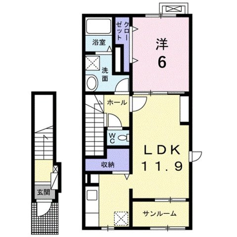 Ｍ・ｆｌｏｗｅｒ　Ⅰの間取り