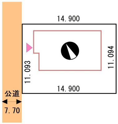 【区画図】 | 緑ケ岡1丁目16-33売家