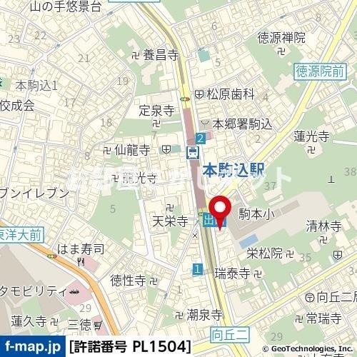 アクロス文京【おとり物件なし】#学生・社会人にオススメ！初期費用分割払いOK！の地図