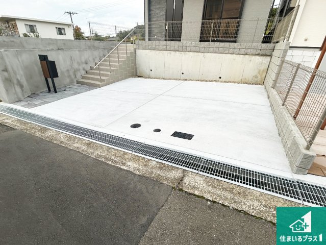 神戸市北区東有野台　新築一戸建ての駐車場|駐車スペース！散水栓があるので、こまめに愛車を洗えます！