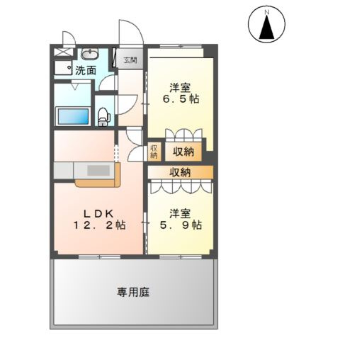 ベルファミーユ２の間取り