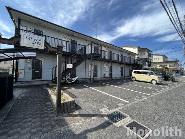 エステートピアSARAの駐車場