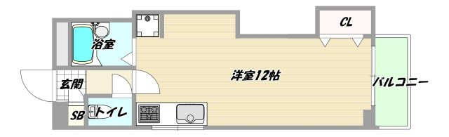 大阪市淀川区東三国６丁目の賃貸マンションの間取り