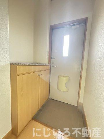 オレンジハイツAの玄関