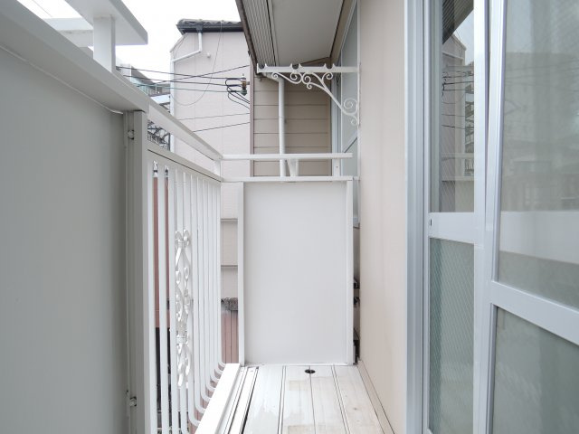 スカイメゾン富田のバルコニー
