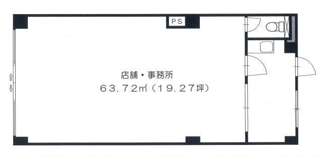 稲田第一ビルの間取り|稲田第一ビル　1F　