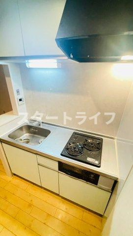 大阪市淀川区西中島７丁目の賃貸マンションのキッチン