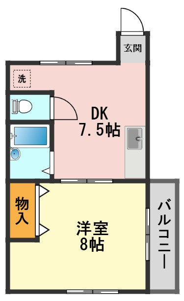 朝田コーポの間取り