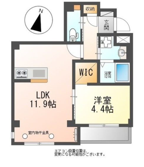 charme・toitの間取り