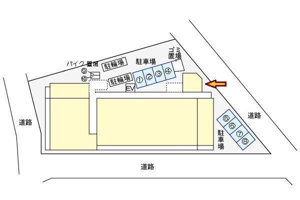 ヴィラージュ経堂の駐車場|駐車スペースもあります
