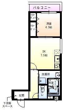フジパレス摂津香露園の間取り
