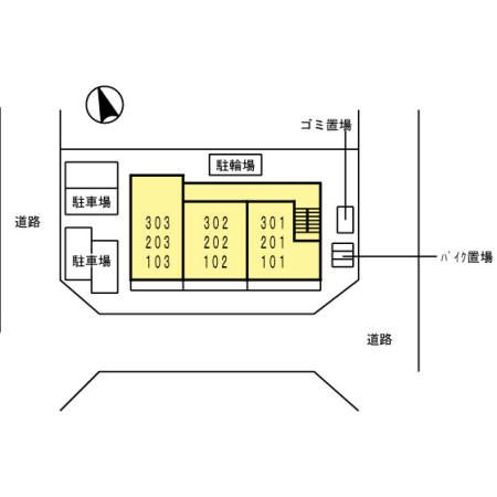 メディフィス西府の区画図