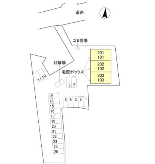 【区画図】 | カーサ・デ・ラコリーナ