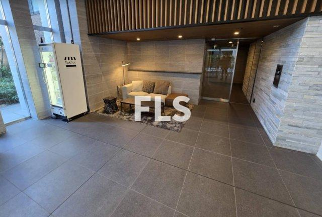 新宿区南山伏町の賃貸マンションのロビー