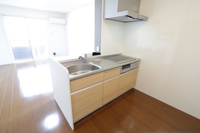 Ｄ－ｒｏｏｍ小矢部　A棟のキッチン