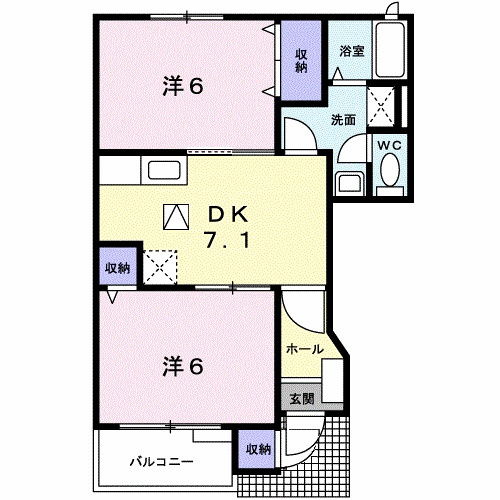 ベルメゾン高島Ｉの間取り
