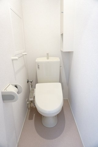 セレノ城南Ｂのトイレ|シンプルで使いやすいトイレです