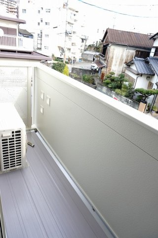 セレノ城南Ｂのバルコニー|広々としたバルコニーです