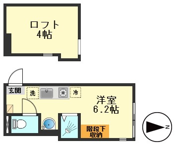 アルブル小岩の間取り