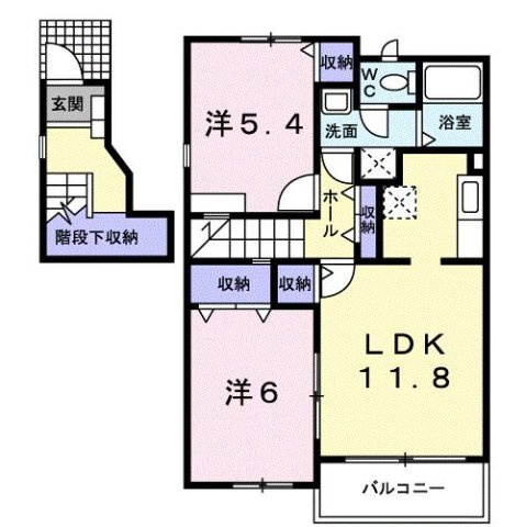 【間取り】 | グラベール　Ⅱ
