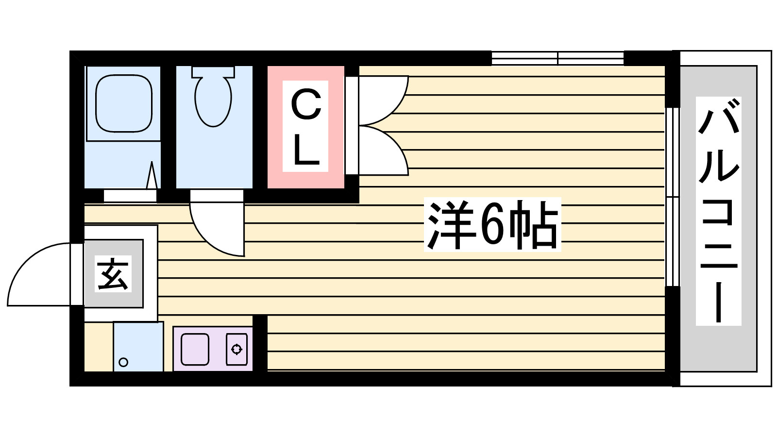 ウエストアイルⅢの間取り