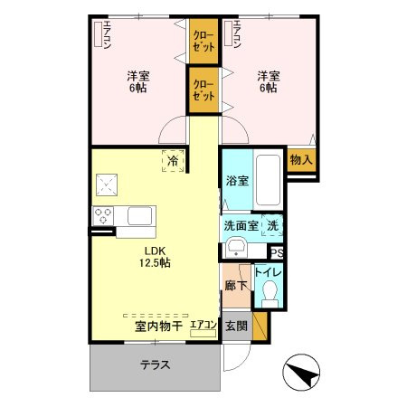 クラインベルクの間取り