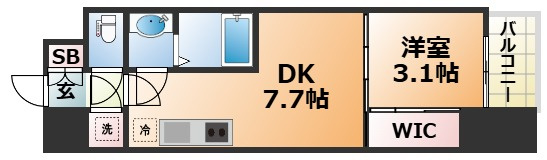 セレニテ神戸駅前アリエの間取り