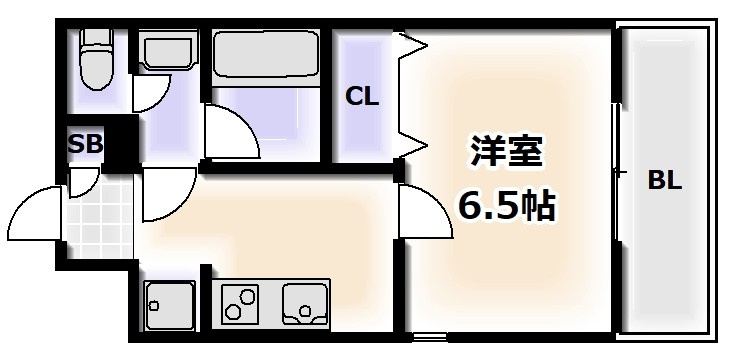 ソフィアコート長居公園の間取り