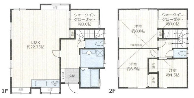 【間取り】 | 調布市西つつじケ丘4丁目　中古戸建　全1棟