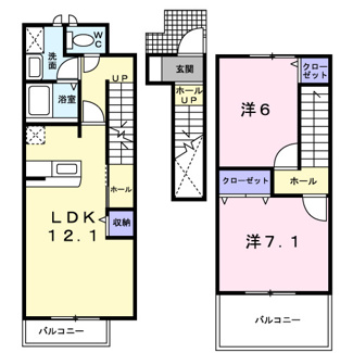 【間取り】 | ブライト　ガーデン