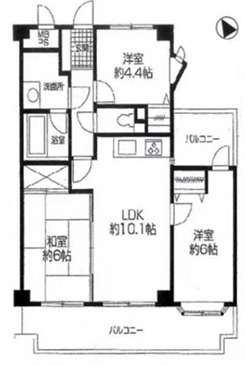 【間取り】 | ライオンズマンション新座