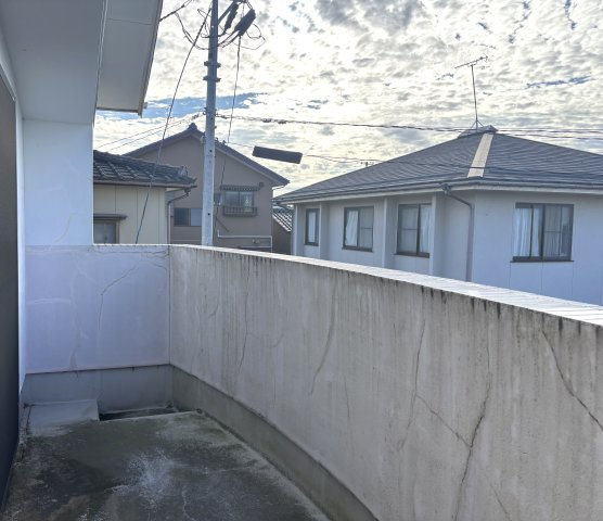新潟市西区五十嵐中島4丁目のバルコニー