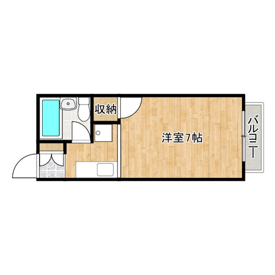 【間取り】 | プチパレス熊取