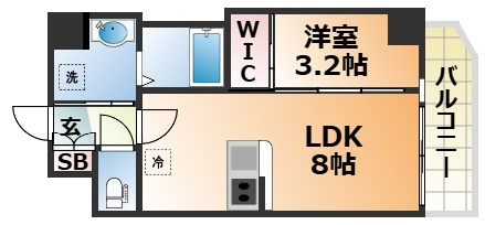 スワンズシティ神戸湊川Ⅱの間取り