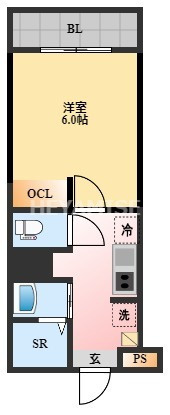デ・クメール寺町通りの間取り