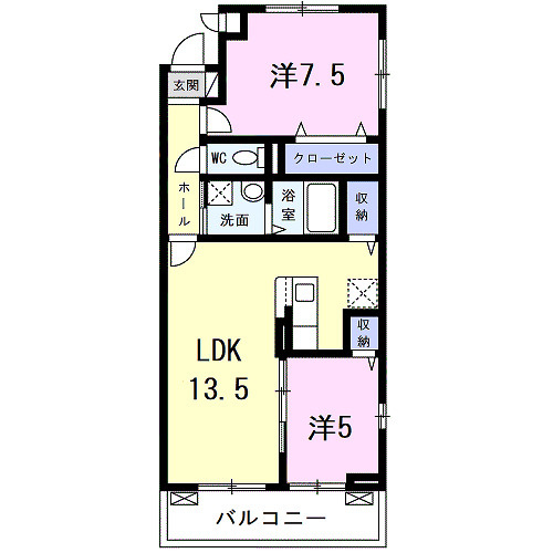 ｇｌａｎｚ　ＣＬＫ　いちご館の間取り