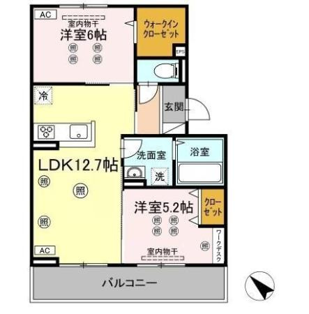 グランド城泉の間取り