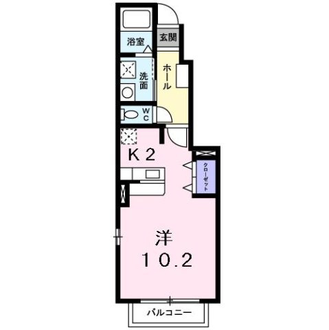 シャルマンはなのまちの間取り