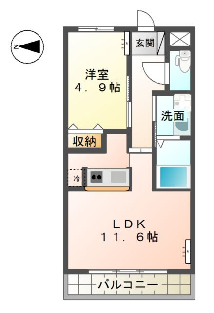 alaise（アレーズ）の間取り