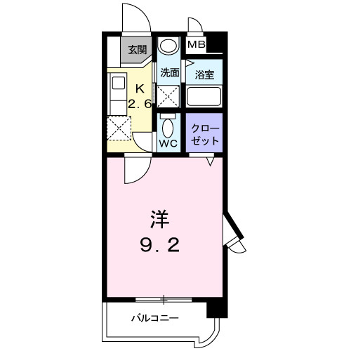 フレンテ二島の間取り
