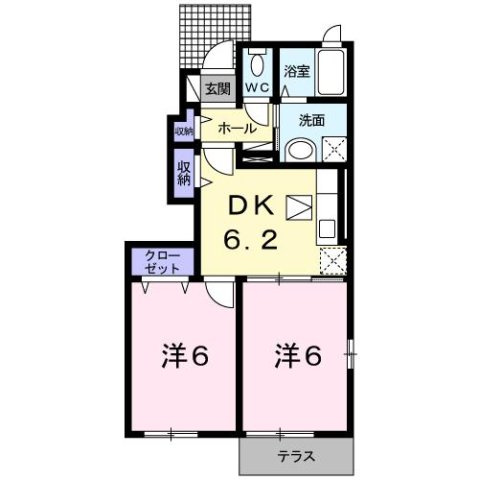 グラースシャルマンの間取り