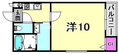 フジパレス出屋敷Ⅱ番館の間取り