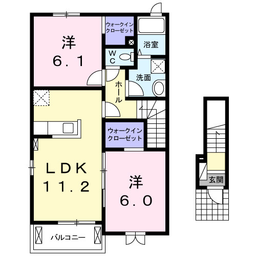 ピュアコートの間取り