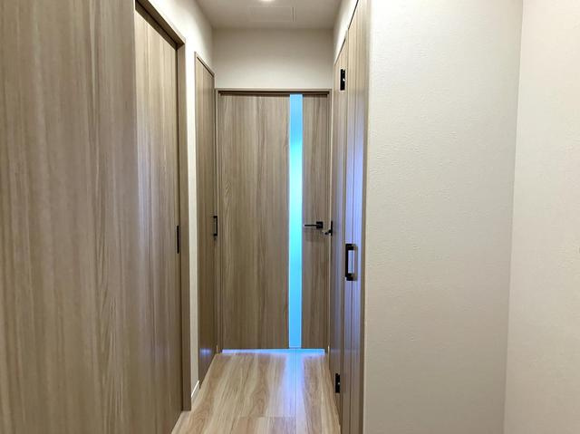 若葉台マンションの玄関|落ち着いた玄関です