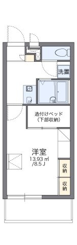 レオパレスＣＡＳＡみのまーじゅの間取り