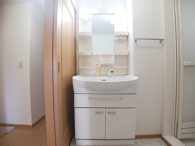 タウンコート学研台の洗面所