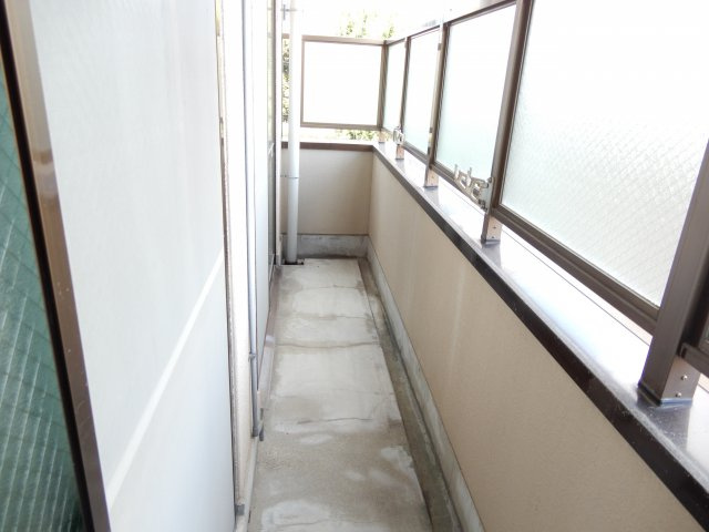 シャトー芥川のバルコニー