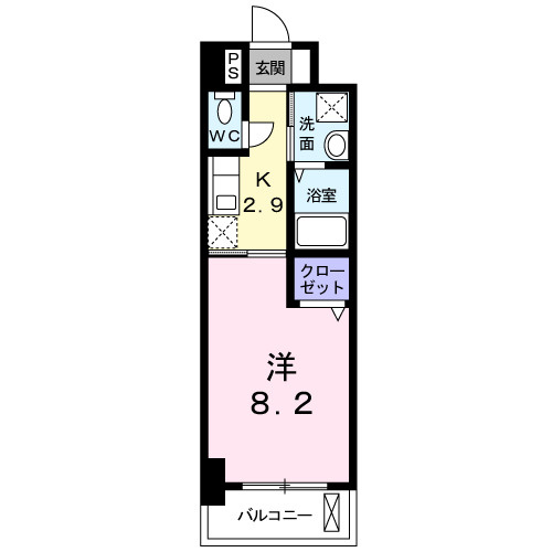フレンテ二島Ⅱの間取り